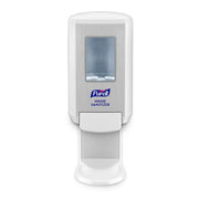 CS4 Manual Hand Sanitizer Dispenser by Purell – 1200 mL, Durable ABS Plastic (recycling code number 7)., White, Model 5121-01