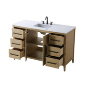 Millie Bathroom Vanity Honey Brown by Lighting Design – Wood, Honey Brown, Model VF29354MHB