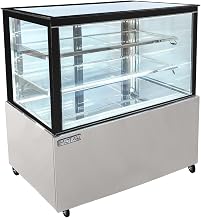 MCD47-2X 47 1/4" Full Service Bakery Case w/Straight Glass - (3) Levels, 115v