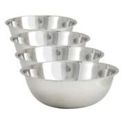 Winco Solid / 20 Quart (Pack of 4) / Economy Mixing Bowls
