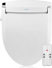 Brondell BL97 Swash Elongated Electronic Bidet Toilet Seat, Fits Elongated Toilets, White
