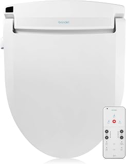 Brondell BL97 Round Swash Electronic Bidet Seat, Fits Round Toilets, White