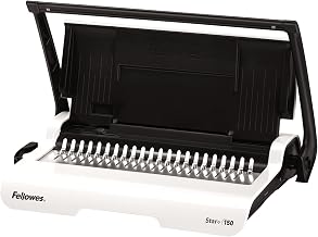 Fellowes Star+ Comb Binding Machine, Classroom Must-Haves Manual Binder, 15-Sheet Punch Capacity, Perfect for School Supplies & Classrooms (5006501)