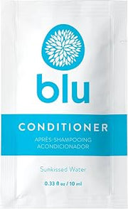 World Amenities Blu Conditioner - Sunkissed Water Hair Conditioner - 20 ml Plastic Tube with Screw Cap - Pack of 50