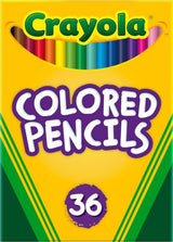 Colored Pencils (36ct) by Crayola – 36 Count (Pack of 1), Wood, Multicolor, Model 68-4036