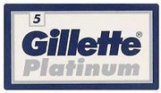 25 GILLETTE Platinum Double Edge Razor Blades Made in Russia