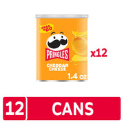 Pringles Cheddar Cheese / 1.4 Ounce (Pack of 12) / No Color Potato
