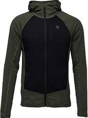Black Diamond Equipment Men's Coefficient Lt Hybrid Hoody - Tundra-Black - Small