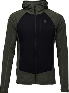 Black Diamond Equipment Men's Coefficient Lt Hybrid Hoody - Tundra-Black - Small