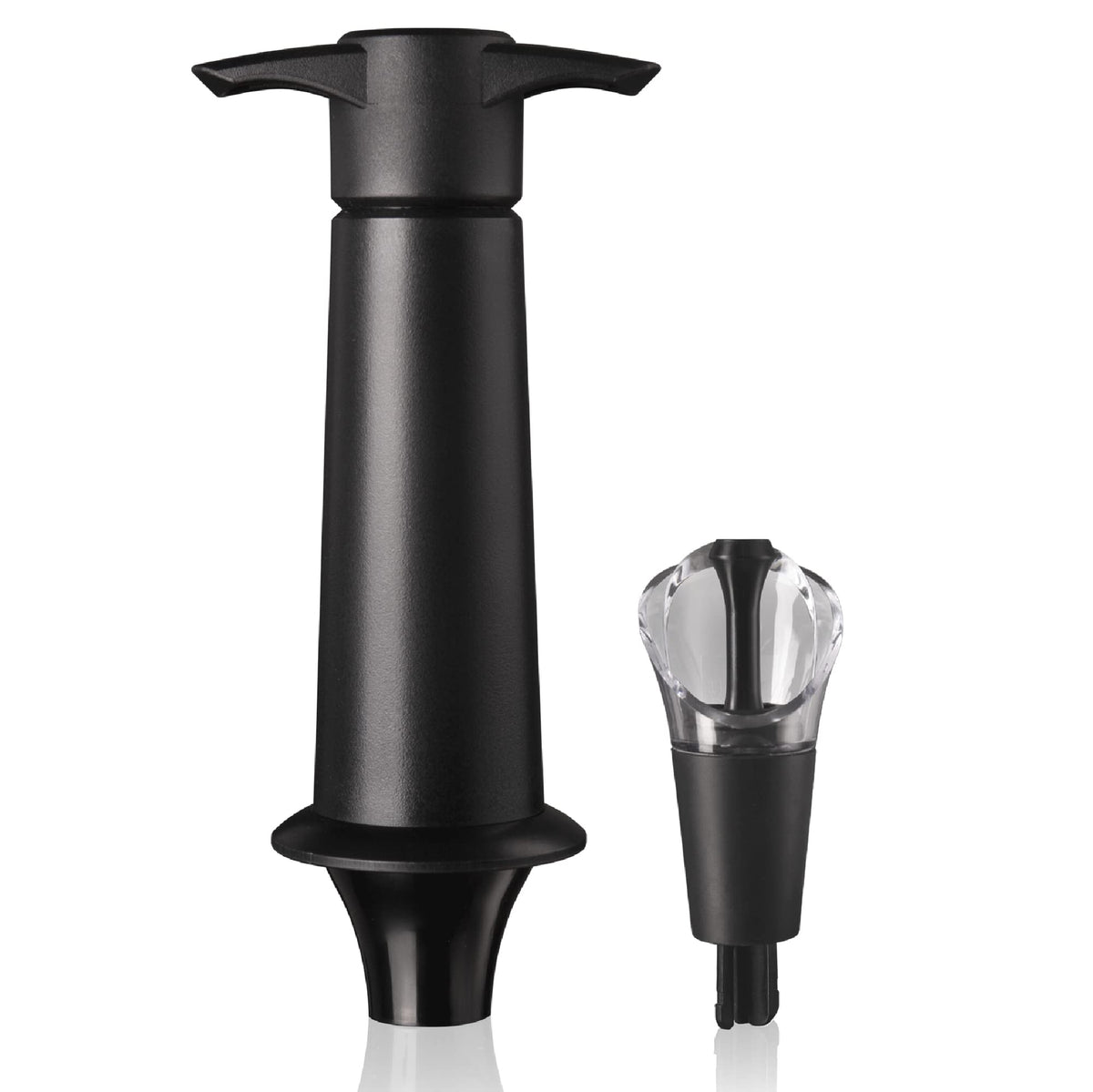 Wine Saver by Vacu Vin – standard, Plastic, Black with server, Model 6804606