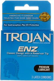 TROJAN 3's Lightblue Lubricated Condoms (Pack of 6)
