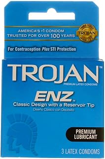 TROJAN 3's Lightblue Lubricated Condoms (Pack of 6)