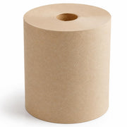 Hardwound Paper Towels by Glownary – 8 Inches X 800 Feet, Brown, Pack of 6, Model 5001rt800n