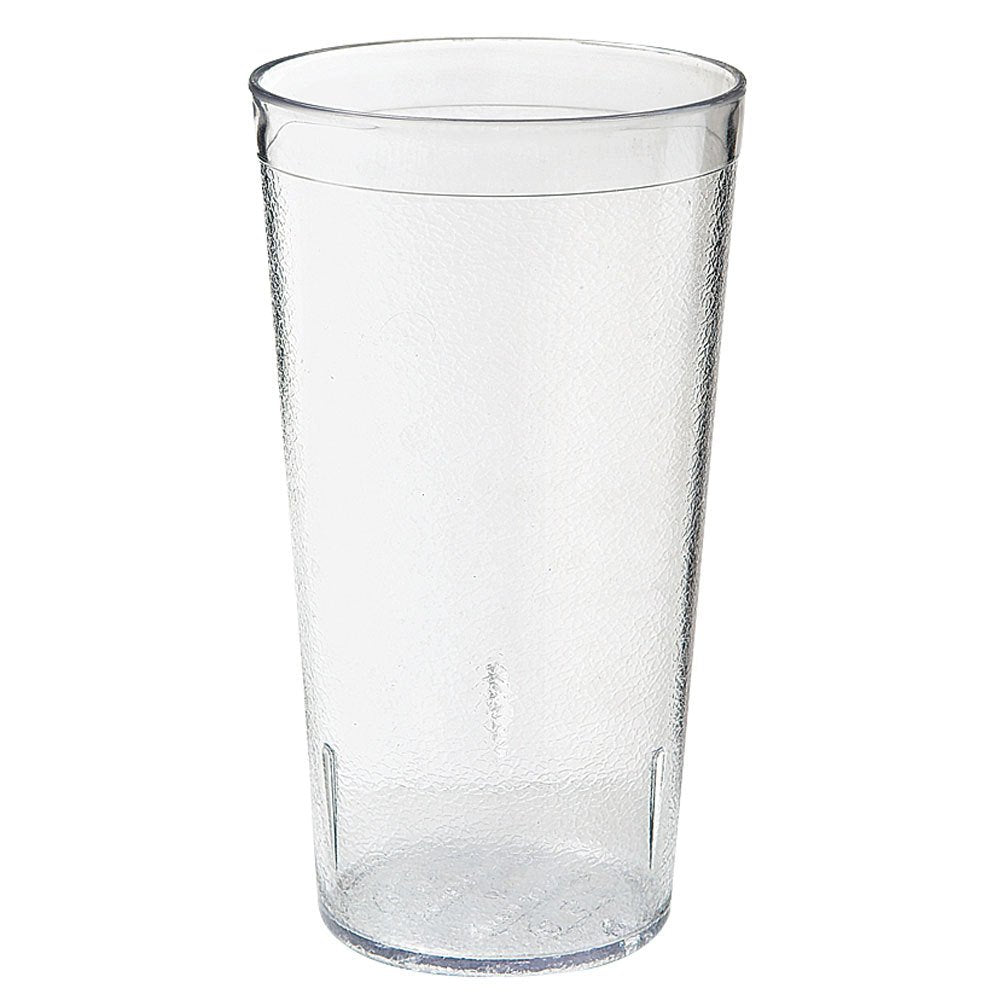 G.E.T. Stackable Textured Clear 24 Oz Tumbler by Get – 24 Ounces, Plastic, Clear, Pack of 72, Model 6624-1-6-CL