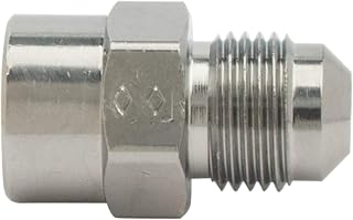 BrassCraft Brass Pipe Fitting, Fine Thread Adapter, 9/16-24 x 3/8-In.