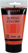 Sargent Art 23-0214 75-Millilitre Tube Acrylic Paint, Cadmium Orange Hue