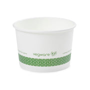 Vegware 8oz / White / Container Food Storage Containers