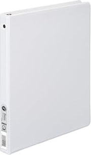 Wilson Jones 3 Ring Binder 1/2 Inch, Round Ring View Binder, Letter Size, Basic, 362 Series, Customizable, White (W362-13WV)