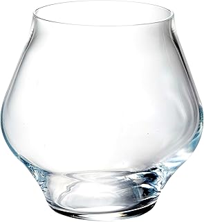 Luigi Bormioli Supremo 15.25 oz Pinot Noir Stemless Wine Glasses (Set of 2), Clear