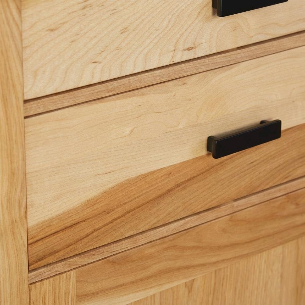 Natural Brown Cattail Bungalow Sideboard by Starlight Canyon Home – Solid American Hickory, Brown