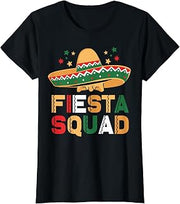 Fiesta Squad Cinco De Mayo Family Matching Mexican T-Shirt