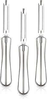 LINDEN SWEDEN Original Jonas Vegetable Peeler for Kitchen - 3-Pack | Made In Sweden - Carrot Peeler with Ergonomic Handle for Safety & Control - Dishwasher Safe Potato Peelers - Stainless Steel