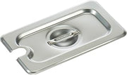 Winco 1/9 Slotted Pan Cover, Medium | Dishwasher safe, NSF certified, Foodservice, Great for Steam Tables, Buffets and Food Preparation