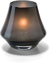 Hollowick 6955SM Chime Votive Lamp, 3-1/2"H x 2-3/4" Dia, Satin Midnight
