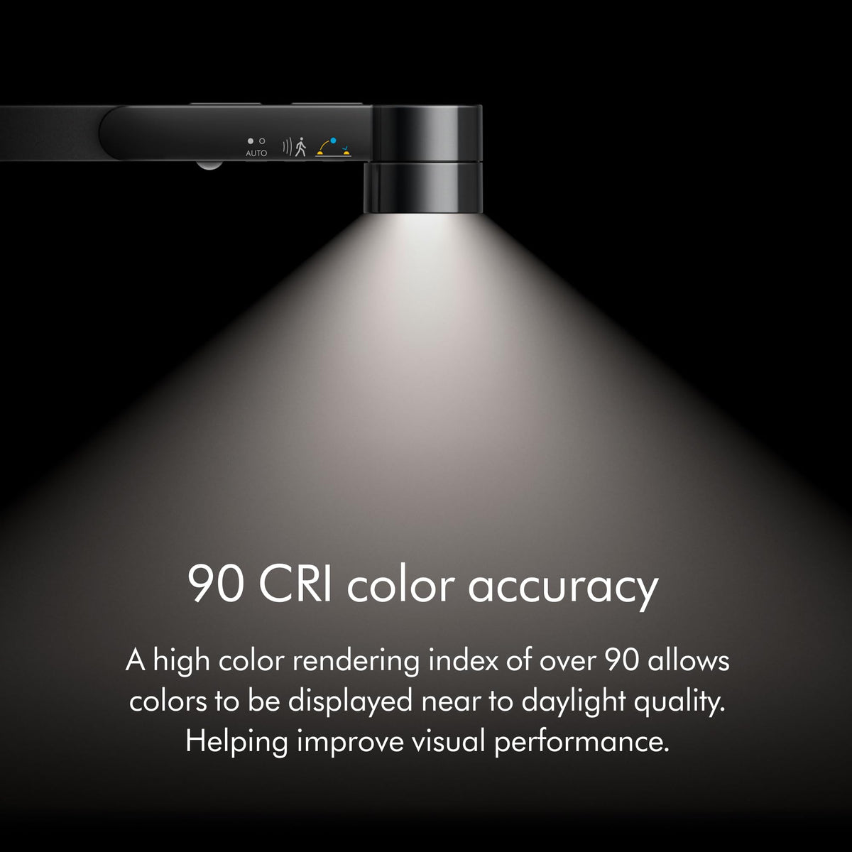 Solarcycle Morph™ Floor Light CF by Dyson – Metal, Black, Model 292217-01