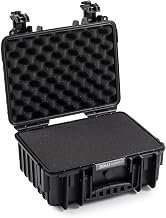 Type 3000 Outdoor Case with SI Foam by B&W International – 3000/B/SI-2, 117.0 liters, Other, Black, Model 3000/B/SI