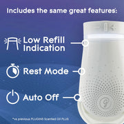 PlugIn Plus Air Freshener Warmer by Glade – 1 Count (Pack of 1), Blue;Multicolor, Model 325657