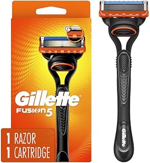 Gillette Fusion5 Razor for Men, Handle + 1 Razor Blade Refill - Case of 36