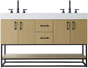 Caroline Bathroom Vanity Honey Brown