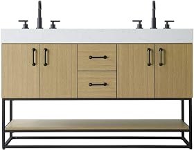Caroline Bathroom Vanity Honey Brown