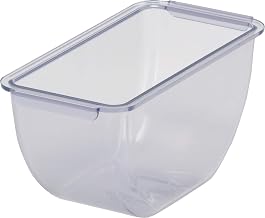 San Jamar Dome 1 Pint Replacement Tray for Garnish Caddies with Snap-On Connectors for Kitchen, Bar, and Restaurants, Plastic, 1 Pint, Clear