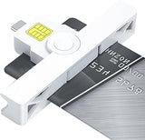 CAC Card Reader Portable Smart-Fold | Cac Reader Usb C for Credit Card Id Health Government Id Cac Chip Card