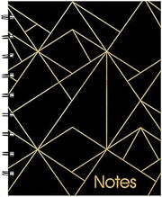 Blueline MiracleBind Notebook, Gold Collection, Black, Small, 9 1/4 x 7 1/4 inches (AF3000.02)