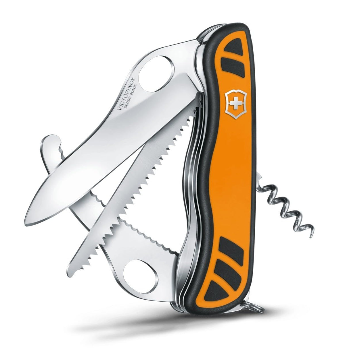 Hunter XT Grip Taschenmesser (6 Funktionen by Victorinox – Eén maat, Stainless Steel, Orange, Model 0.8341.MC9B1