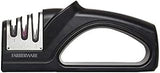 Farberware EdgeKeeper 2-Stage Knife Sharpener, Serrated Slot, Black
