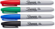 " Fine Point Permanent Markers 4/Pkg-Red by Sharpie – 1 Count (Pack of 1), Plastic (body), Felt or Fiber (tip), Assorted, Model SAN30174PP