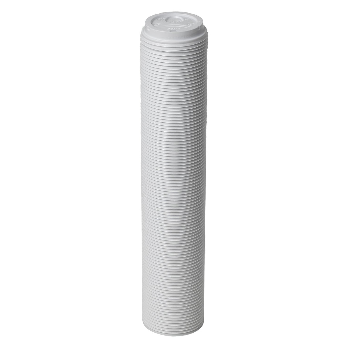 Georgia-Pacific Dixie 10 oz. to 16 oz. Dome Hot Coffee Cup Lids by GP PRO (Georgia-Pacific) – White, D9542, 1,000 Count (100 Lids Per Sleeve, 10 Sleeves Per Case)