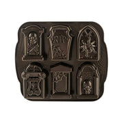 Tombstone Cakelet Pan by Nordic Ware – 4.5 cup capacity, 1.06 liters, Aluminum, Bronze, Model 91848