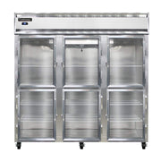 Three Section Reach In Glass Door Refrigerator by Continental Refrigerator – Model 3R-SS-GD-HD