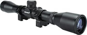 Barska Crosshair Reticle Rifle Scope for .22 Plinking & Rimfire Rifles - Optimal Precision with Rings for Shooting, Hunting, Target Practice
