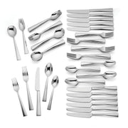 Archdale 84-piece Flatware Set 18/10 by Lenox 18/10 Service for – Stainless Steel, Silver