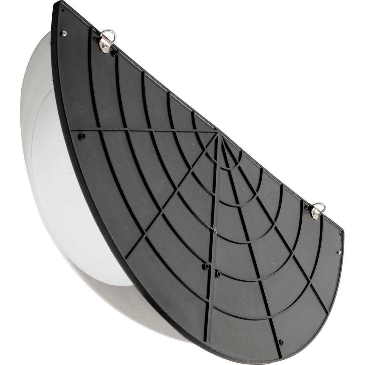 Half Dome Impact-Resistant Acrylic Mirror by Global Industrial – 29"L x 15"W x 12"H, Acrylic, Silver, Model DPB2612 (NR490310)