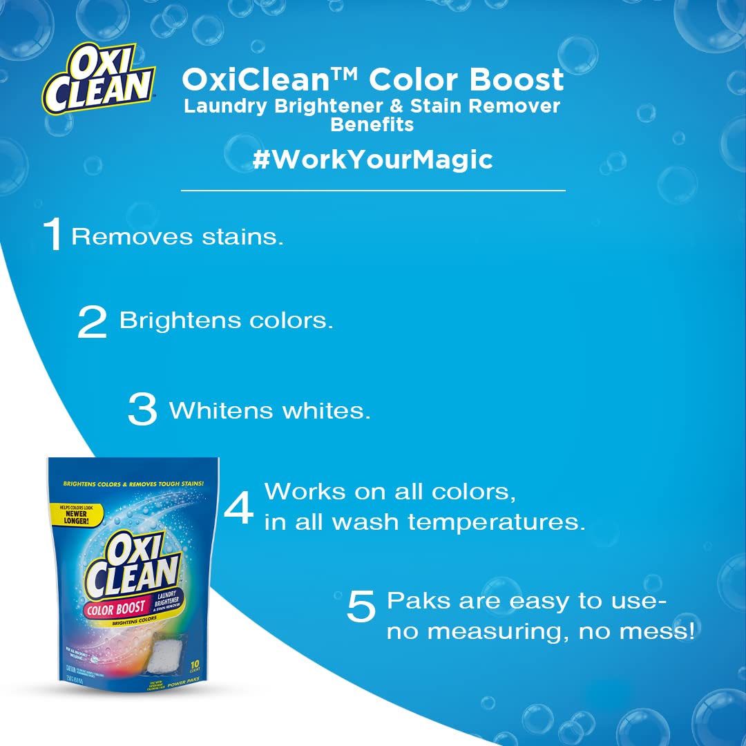 Oxi-clean Max Force Power Paks by OxiClean – 10 Count (Pack of 1),, Model 51900