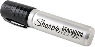 Sharpie 44001BX Magnum Permanent Marker, Black, 12/Box