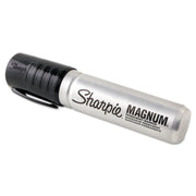 Magnum Permanent Marker by Sharpie – Aluminum, Black, Pack of 12, Model 44001BX