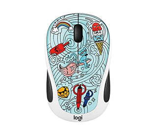 M325C Wireless Mouse-BAE-BEE Blue by Logitech – Plastic, BAE-BEE BLUE, Model 910-005027